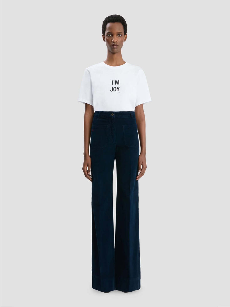 Victoria Beckham Alina Long Corduroy Pants