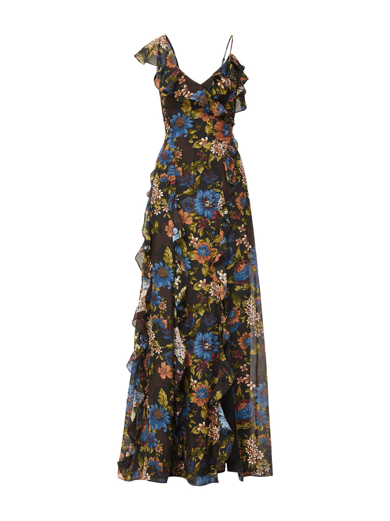 Veronica Beard Madeline Silk Maxi Dress