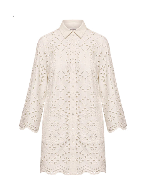 Veronica Beard Sumatra Eyelet Dress