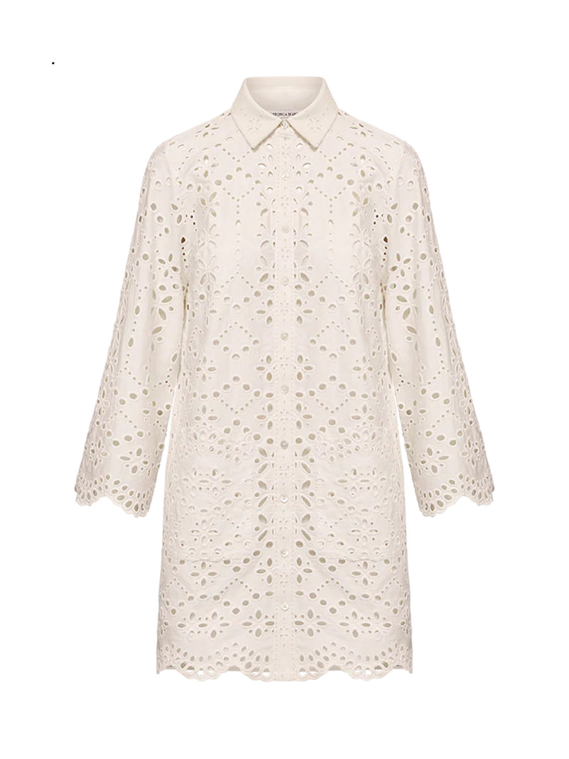 Veronica Beard Sumatra Eyelet Dress