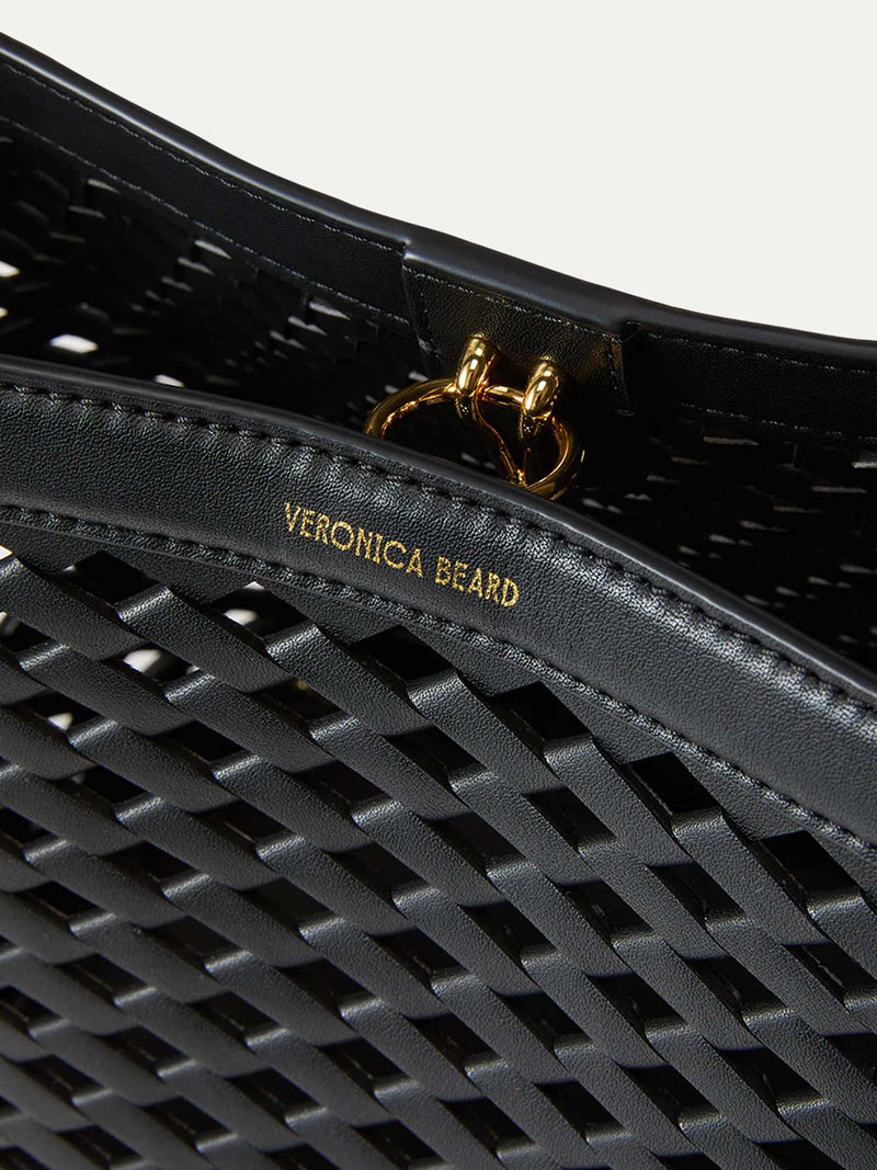 Veronica Beard Small Perforated Feedbag