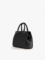 Cinzia Rocca Leather Structured Bag with Metal Closure