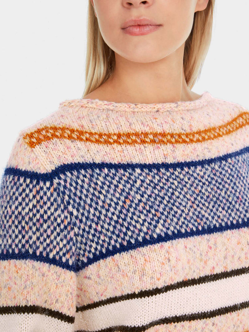 Marc Cain Colourful Striped Sweater