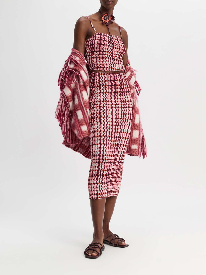 Dorothee Schumacher Checked Statement Skirt