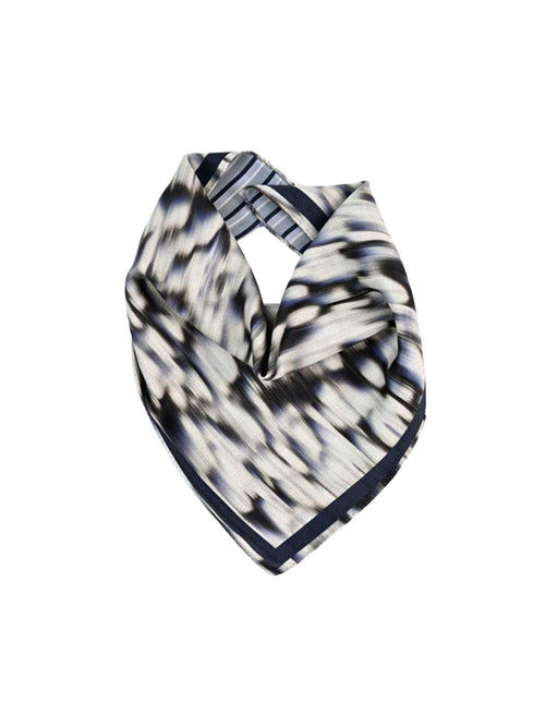 Abstract Double Silk Bandana