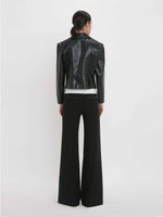 Victoria Beckham Tailored Leather Biker Jacket