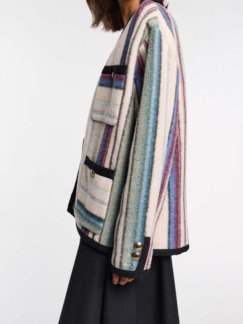 Dorothee Schumacher Striped Comfort Jacket