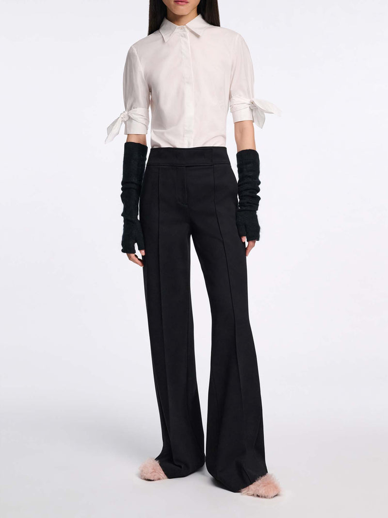 Dorothee Schumacher Emotional Essence Wide Leg Piped Trim Pants