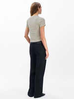Rag &amp; Bone Luca Striped Ribbed Baby Tee