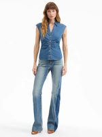 Veronica Beard Sera Denim Shirt