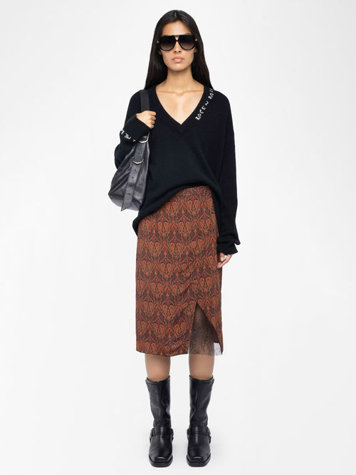 Zadig &amp; Voltaire Julen Soft Paisley Skirt