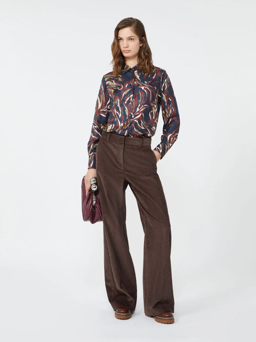 Max Mara Weekend Rive Silk Collared Blouse