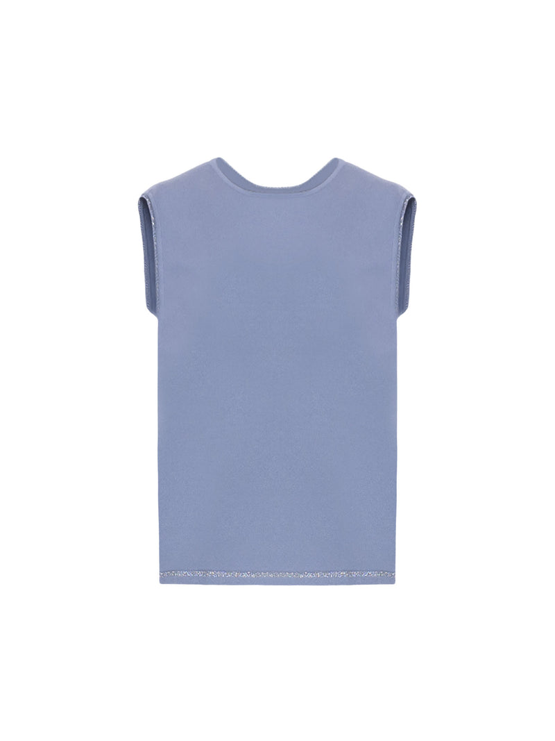 Marc Cain Additions Sleeveless Tank Top with Trim Detail
