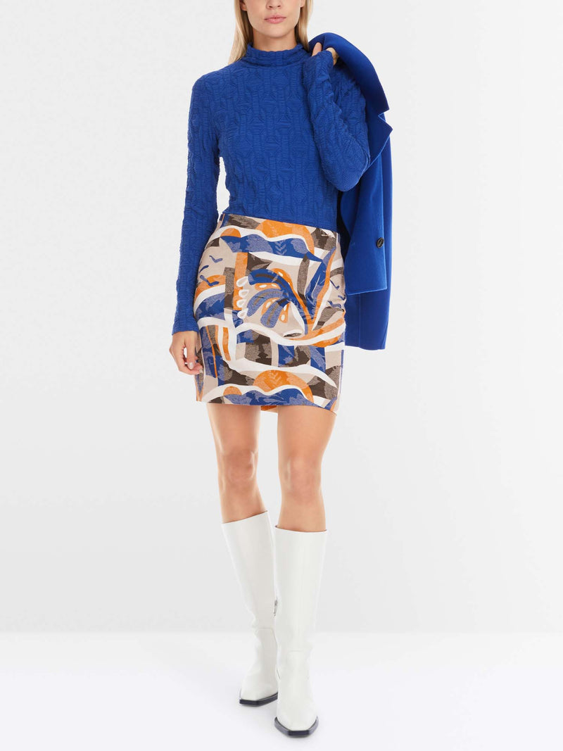 Marc Cain Jacquard Mini Skirt