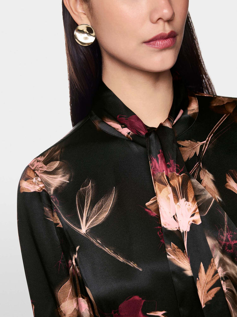 Marc Cain Classic Blouse with Floral Print