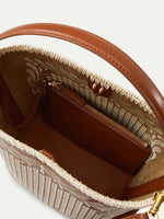 Veronica Beard Small Eyelet Feedbag
