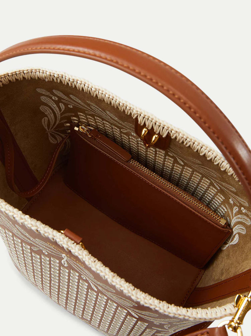 Veronica Beard Small Eyelet Feedbag