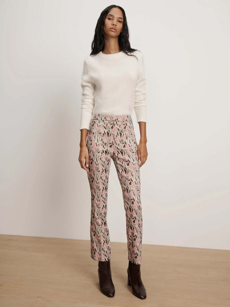 Veronica Beard Arte Kick Flare Floral Pant