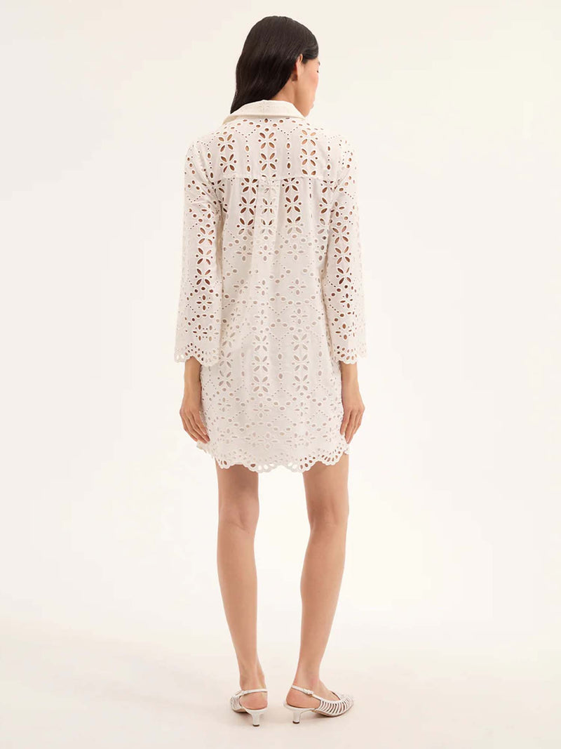 Veronica Beard Sumatra Eyelet Dress