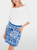 Marc Cain 3/4 Sleeve Boatneck Sweater