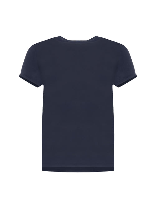 Patrick Assaraf Silk Short Sleeve Tee