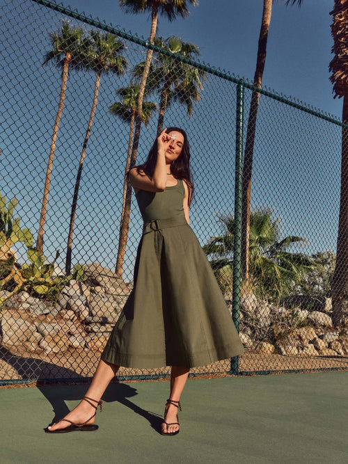 Veronica Beard Ennis Belted Dress