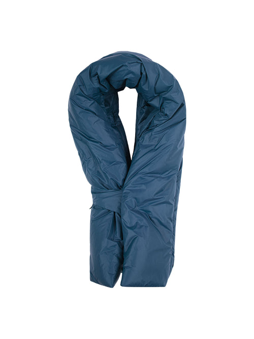 Abstract Padded Scarf with Back Loop