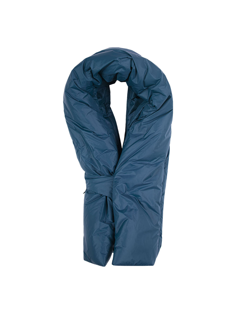 Abstract Padded Scarf with Back Loop