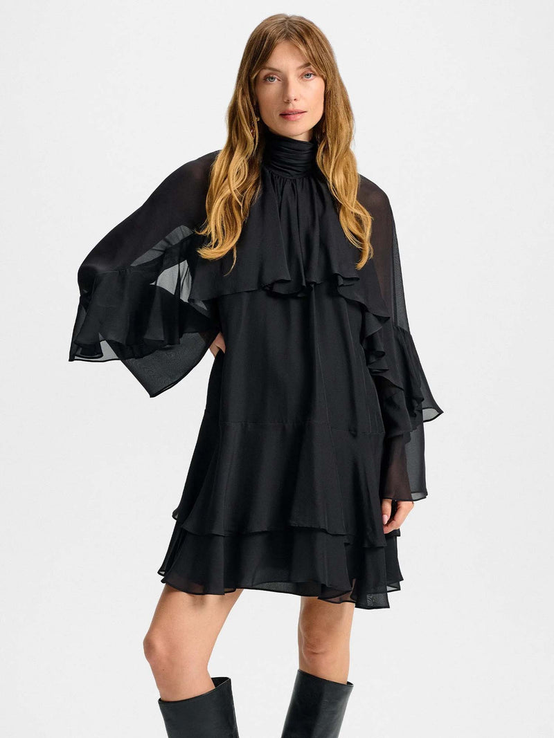 Veronica Beard Adlington Silk Mini Dress