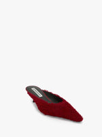 Victoria Beckham 45mm Embroidered Kitten Mule
