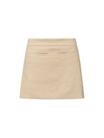 Veronica Beard Alvara Stretch-Linen Skort