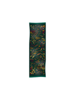 Cinzia Rocca Wool Scarf with Stylized Leaves