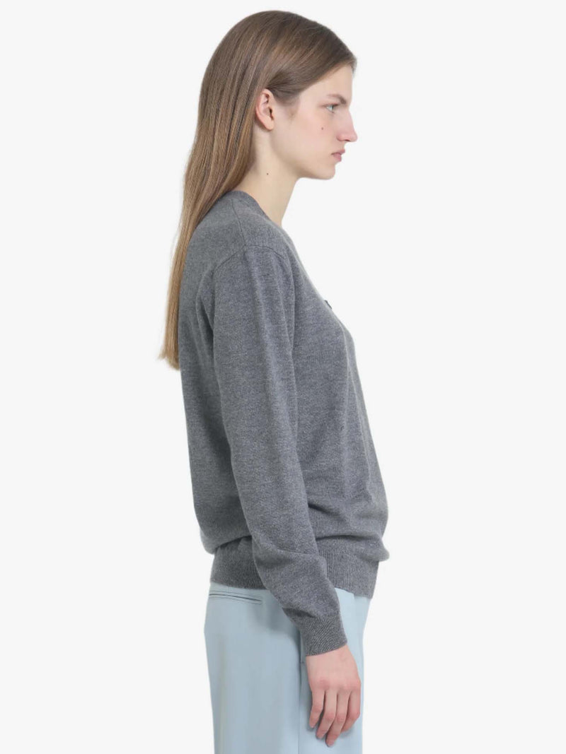 N&deg;21 Round Neck Sweater with Logo