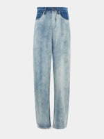 Dorothee Schumacher Denim Romance Two-tone Baggy Jeans
