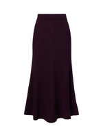 Victoria Beckham Ribbed Midi Skirt