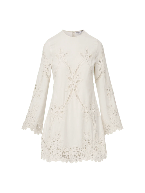 Veronica Beard Amberg Lace Mini Dress