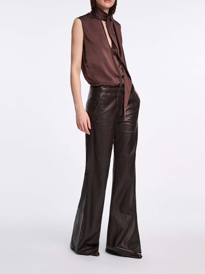 Dorothee Schumacher Sense of Shine Top with Scarf Detail