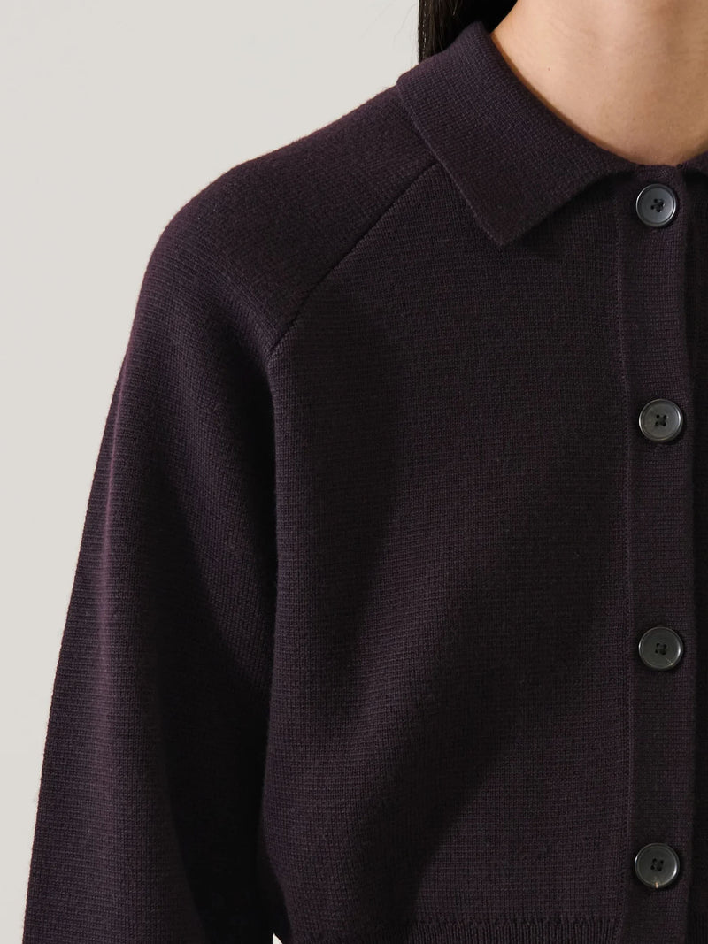 Patrick Assaraf Merino Milano Button Cardigan