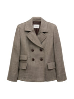 Dorothee Schumacher Casual Attraction Double Breasted Boxy Jacket
