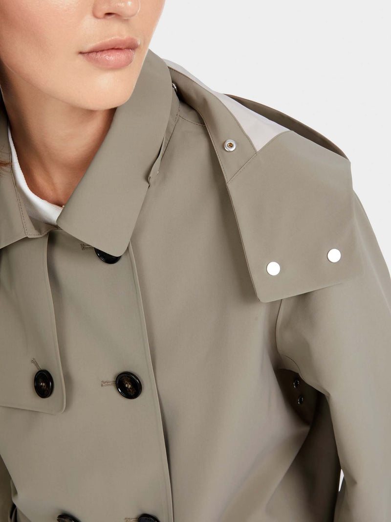 Marc Cain Hooded Trench Coat