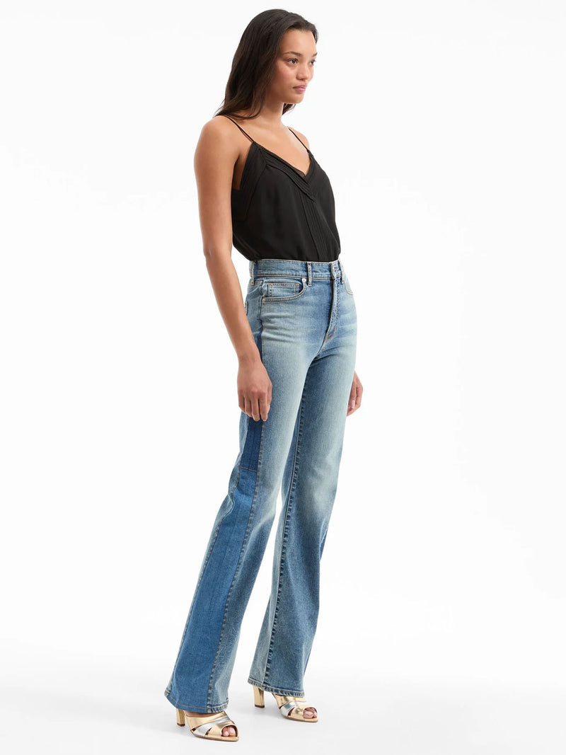 Veronica Beard Beverly High Rise Skinny Flare Jeans