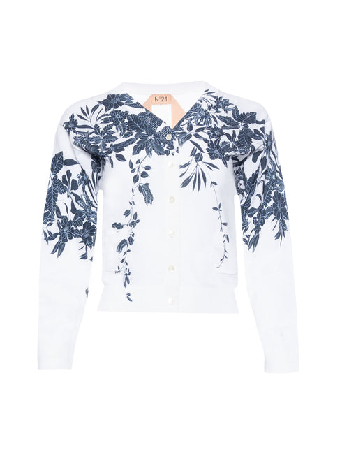 N&deg;21 Patterned Button Down Cardigan