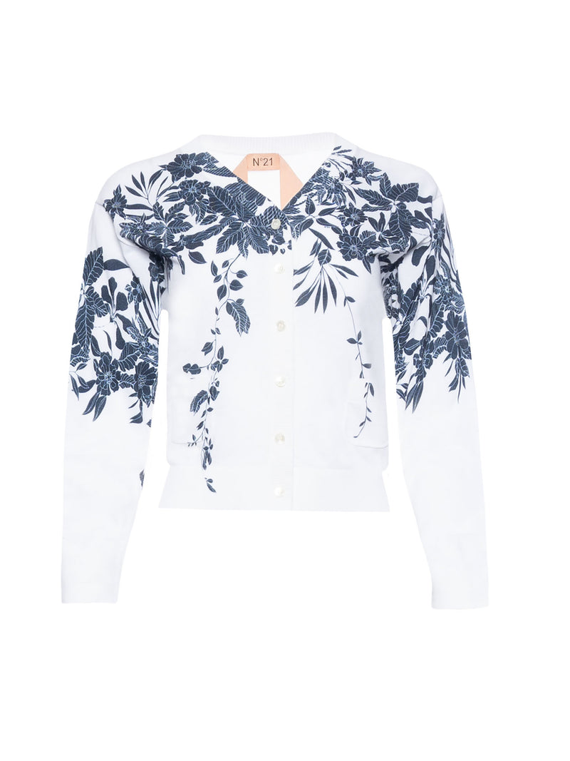 N&deg;21 Patterned Button Down Cardigan