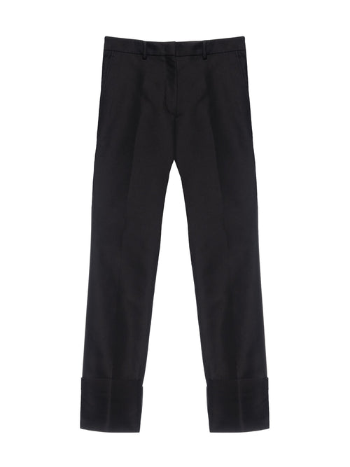 N 21 Woven Trousers with Cuff Detail