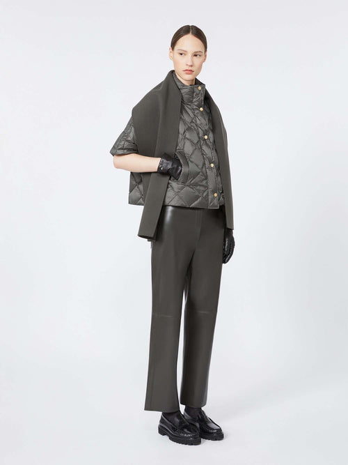 Max Mara Cube Tresi Quilted Poncho