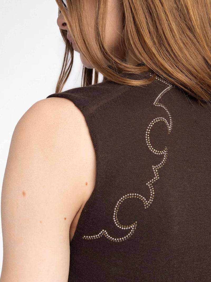 Zadig &amp; Voltaire Vicky West Strass Top