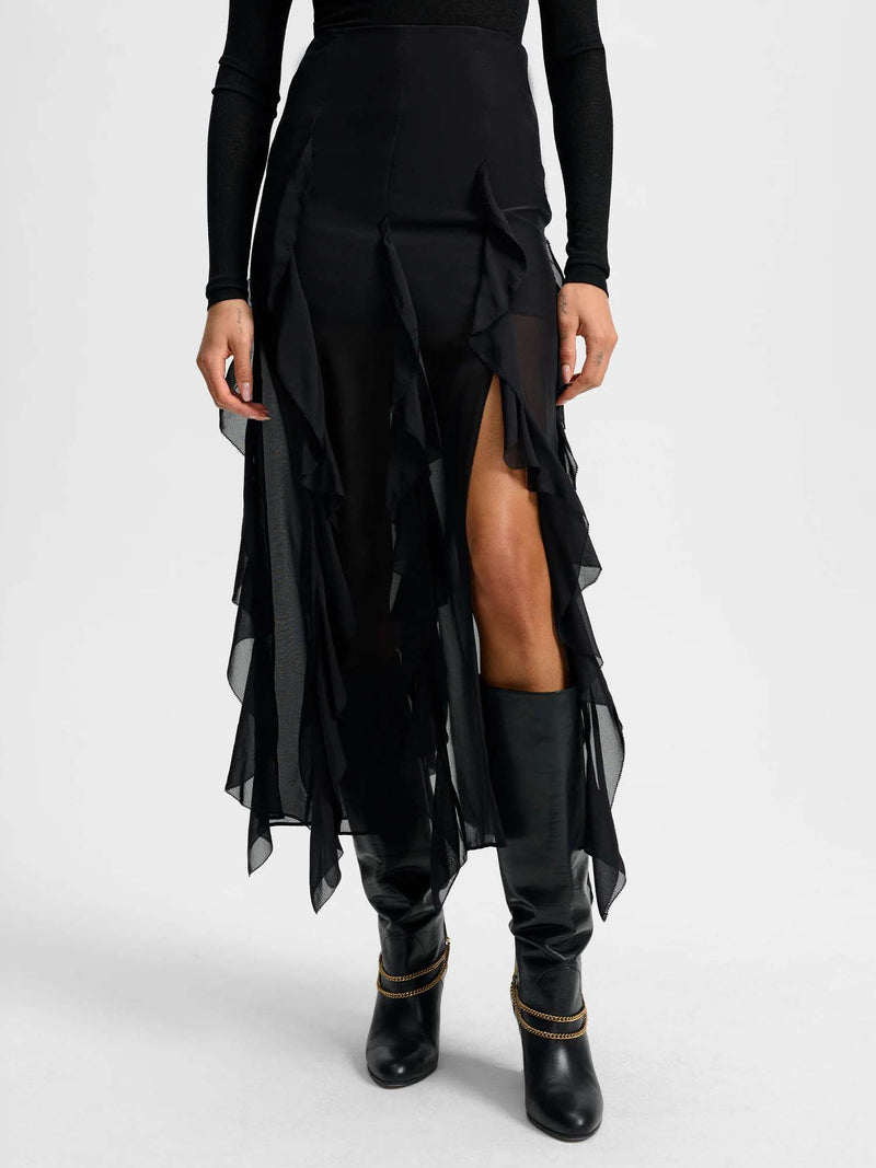 Veronica Beard Ava Silk Maxi Skirt