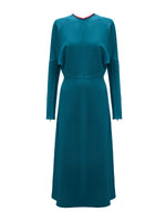 Victoria Beckham Long Sleeve Dolman Midi Dress