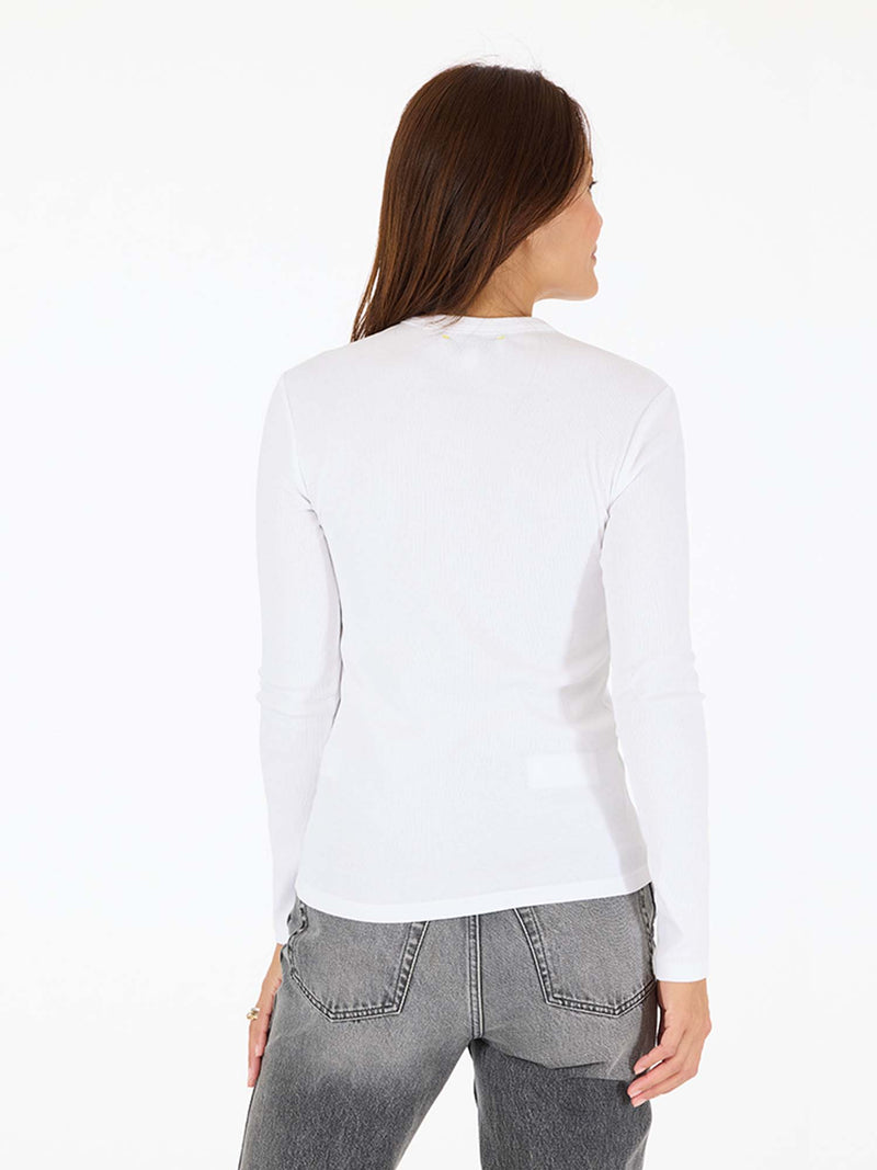 Kerri Rosenthal Long Sleeve Rib Tee