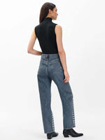 Rag &amp; Bone Shea High Rise Straight Jeans